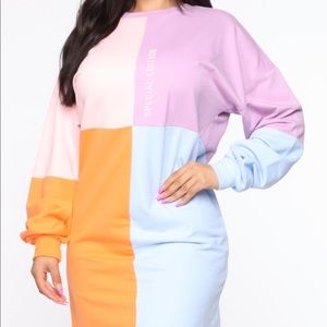 Special Edition Tunic Sweatshirt - Multi Color